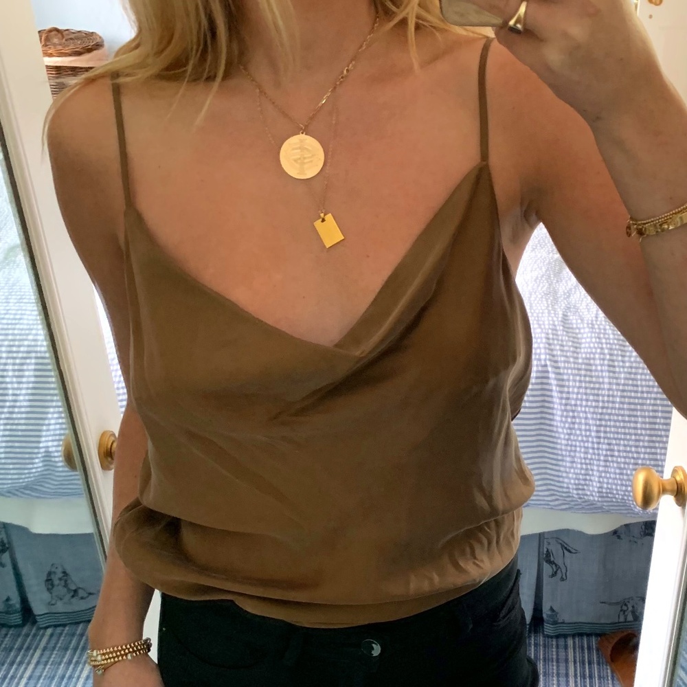 By the way cowl neck cami size S